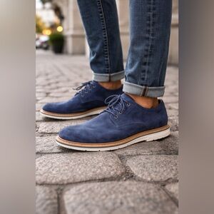 Timberland SensorFlex EUC blue suede
 men’s oxford shoes. Gorgeous! Sz 11 1/2